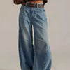 Washed Wide Leg Jeans
