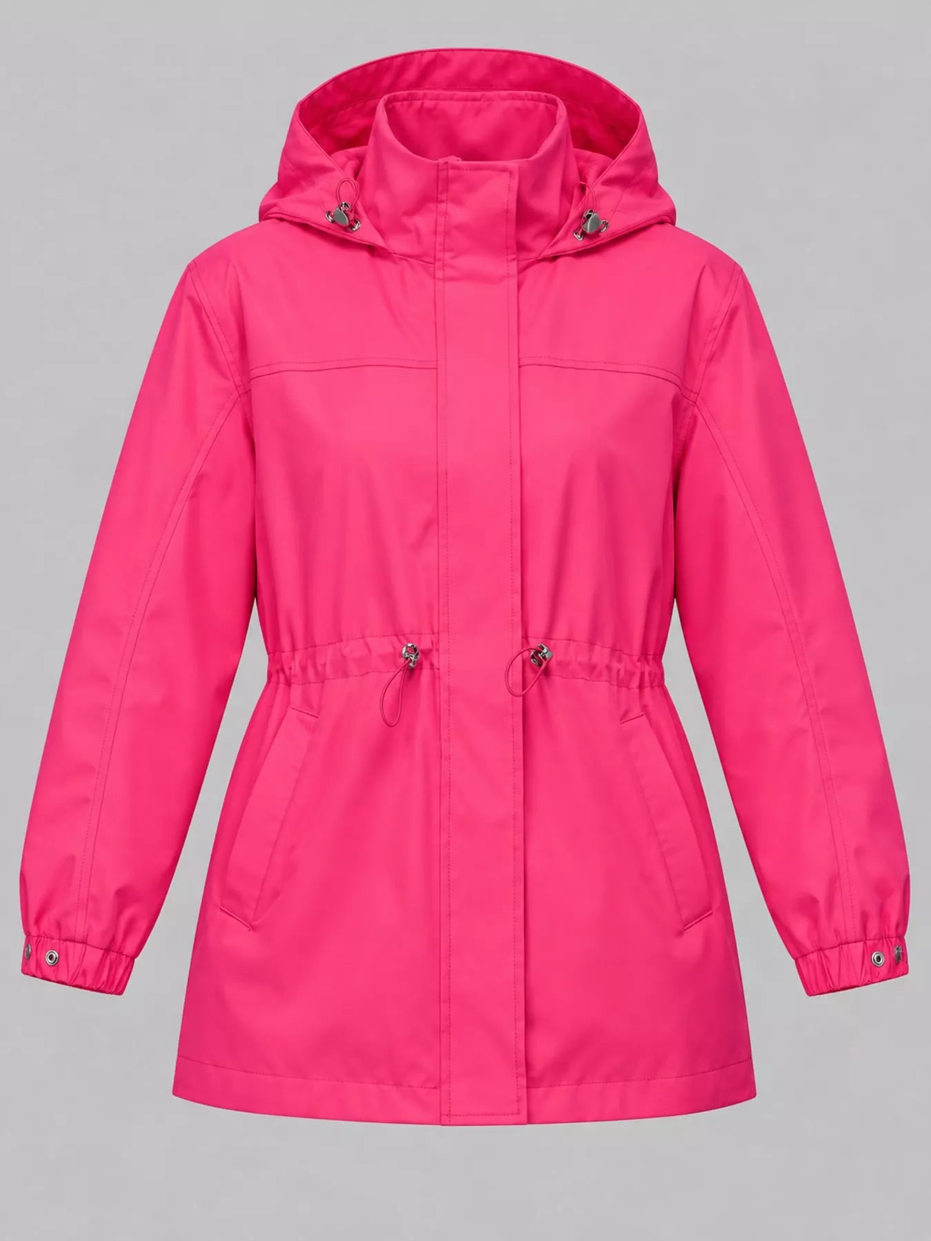 The Breeze Hooded Drawstring Windbreaker