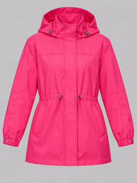 The Breeze Hooded Drawstring Windbreaker