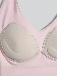 The Greta Twist-Back Halter Sports Bra