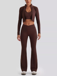 The Cleo Criss-Cross V-Neck Tank & Legging Set