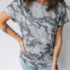 Camo Print Casual T Shirt