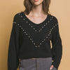 Pearl Details Sweater