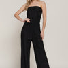 Crinkle Knit Tube Jumpsuit