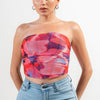 Mesh Print Top