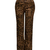Leopard Printed Wide Leg Pants