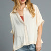 Fresh Flair Scallop Trim Blouse