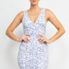 Ditsy Floral Ruching Dress
