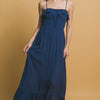 Smocked Ruffle Maxi Dress