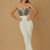 Threaded Twisted Rope Knot Tie Jumpsuit