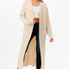 Cable Sweater Long Cardigan
