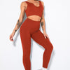 Ribbed Two Piece Activewear Set - Sculpting & Stylish