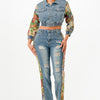 Tapestry Contrast Denim Set
