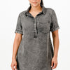 Washed Denim Dress