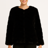 Midnight Luxe Faux Fur Jacket