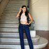 High Waist Vintage Straight Leg Denim Jeans