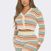 Striped Knit Set