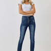 High Rise Ankle Skinny With Button Fly