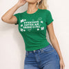 St. Patrick's Day Irish Girl Screen-printed Tee