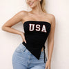 All-american Asymmetry Tube Top