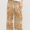Floral Smocked-Waist Pants — Easy & Elevated