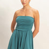 Strapless Shirred-Waist Romper β Effortless Summer