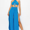 Modal 2 Piece Set, Bra And Side Slit Pant