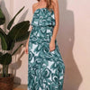 Chasing Petals Strapless Maxi Dress
