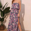 Bloom Party Strapless Maxi Dress