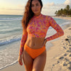 Sunset Dreamer Two Piece Long Sleeve Rashguard