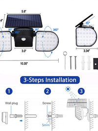Solar LED Waterproof Garden Lights View