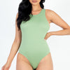 Casual Solid Tank Bodysuit