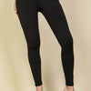 Solid High Waist Leggings - Comfort & Style for Activewear
