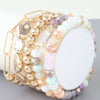 Multicolor Crystal Beaded Bracelet