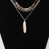 Multi Abstract Bar Chain Necklace