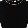 Double Pearl Chain Necklace