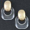 Modern Transparent Drop Earrings
