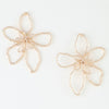 Delicate Abstract Flower Earrings