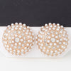 Pearled Dome Stud Earrings