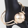 Statement Sphere Cuff Bracelet