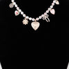 Vintage Heart Charms Necklace