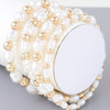 Ribbed Pearl Beaded Bracelet
