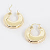 Vintage Gold Dip Metal Earring