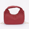 Embossed Faux Leather Hobo Bag