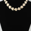 Hammered Sea Shell Charm Necklace