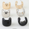Multi Shiny Wide Hoop Earrings Set