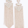Rhinestone Fringe Earring