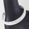 Wide Cubic Zirconia Cuff Bracelet