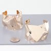 Ripple Plate Hoop Earrings
