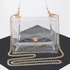 Clear Pvc Top Handle Crossbody Bag